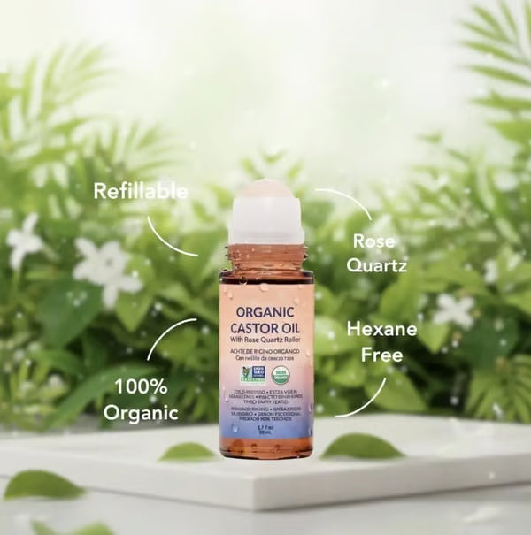 🔥🔥Soldaire 100% Organic Castor Oil Roll-On
