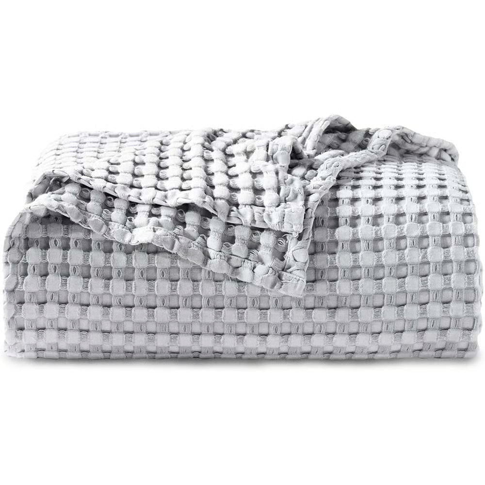 Premium Bamboo-Cotton Waffle Weave Blanket