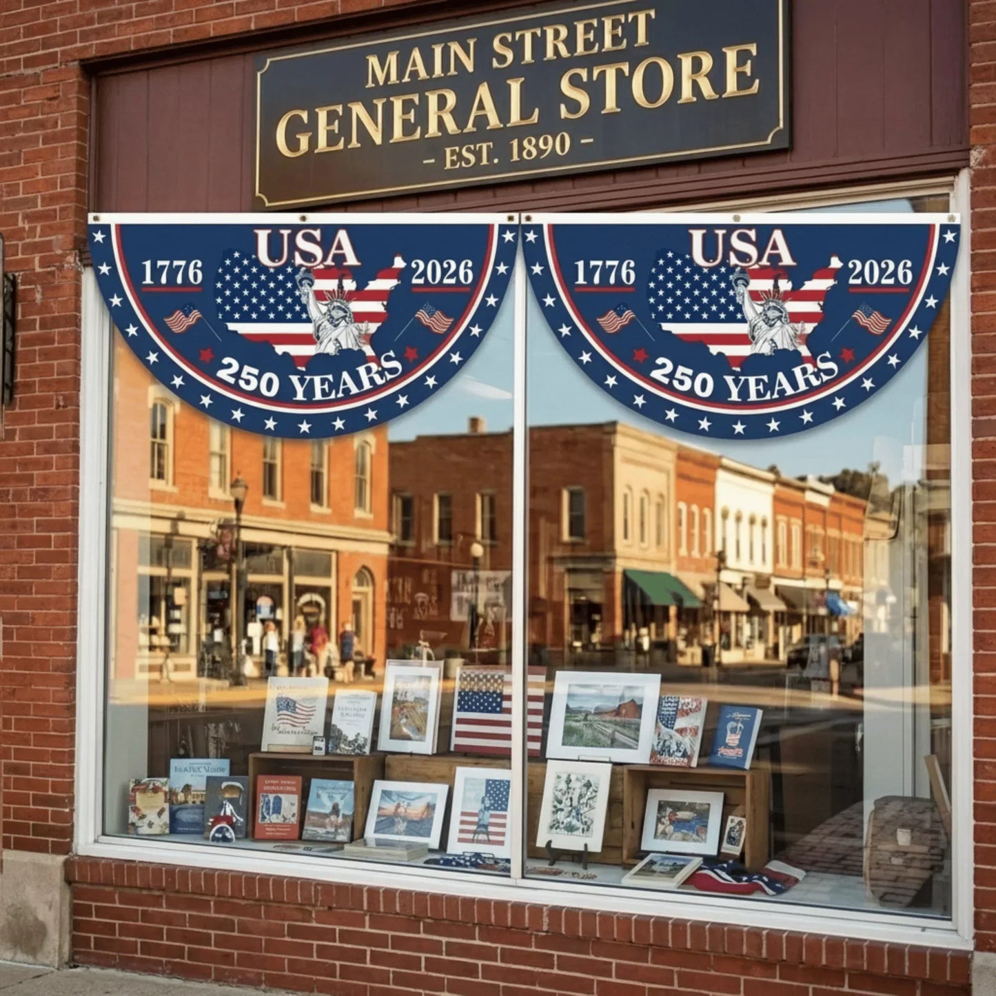 250th Anniversary USA Fan Flag
